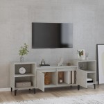 vidaXL Comodă TV, gri beton, 160x35x55 cm, lemn prelucrat vidaXL Comodă TV, gri beton, 160x35x55 cm, lemn prelucrat