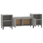vidaXL Comodă TV, gri beton, 160x35x55 cm, lemn prelucrat vidaXL Comodă TV, gri beton, 160x35x55 cm, lemn prelucrat