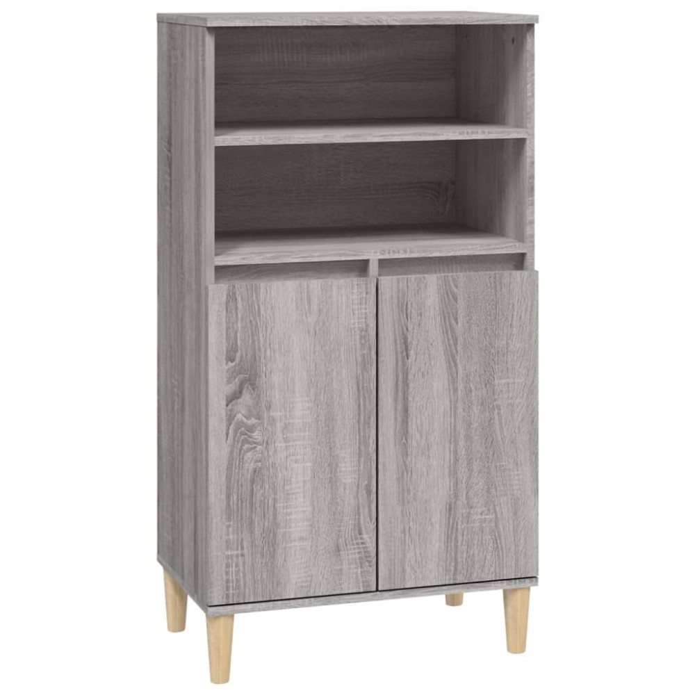 vidaXL Dulap înalt, gri sonoma, 60x36x110 cm, lemn prelucrat