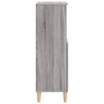 vidaXL Dulap înalt, gri sonoma, 60x36x110 cm, lemn prelucrat