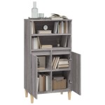 vidaXL Dulap înalt, gri sonoma, 60x36x110 cm, lemn prelucrat
