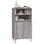 vidaXL Dulap înalt, gri sonoma, 60x36x110 cm, lemn prelucrat