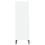 vidaXL Bufet înalt, alb, 60x36x110 cm, lemn prelucrat vidaXL Bufet înalt, alb, 60x36x110 cm, lemn prelucrat