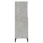 vidaXL Dulap înalt, gri beton, 60x36x110 cm, lemn compozit vidaXL Dulap înalt, gri beton, 60x36x110 cm, lemn compozit