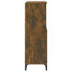 vidaXL Dulap înalt, stejar fumuriu, 60x36x110 cm, lemn prelucrat