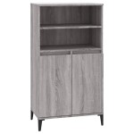 vidaXL Dulap înalt, gri sonoma, 60x36x110 cm, lemn prelucrat