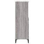 vidaXL Dulap înalt, gri sonoma, 60x36x110 cm, lemn prelucrat