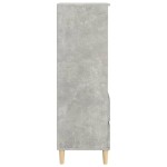 vidaXL Dulap înalt, gri beton, 40x36x110 cm, lemn compozit
