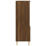 vidaXL Dulap înalt, stejar maro, 40x36x110 cm, lemn compozit