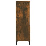 vidaXL Dulap înalt, stejar fumuriu, 40x36x110 cm, lemn compozit