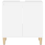 vidaXL Dulap de chiuvetă, alb, 58x33x60 cm, lemn prelucrat vidaXL Dulap de chiuvetă, alb, 58x33x60 cm, lemn prelucrat