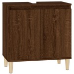 vidaXL Dulap de chiuvetă, stejar maro, 58x33x60 cm, lemn prelucrat vidaXL Dulap de chiuvetă, stejar maro, 58x33x60 cm, lemn prelucrat
