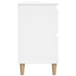 vidaXL Dulap de chiuvetă, alb, 80x33x60 cm, lemn prelucrat vidaXL Dulap de chiuvetă, alb, 80x33x60 cm, lemn prelucrat