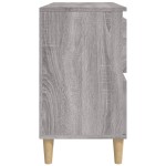 vidaXL Dulap de chiuvetă, gri sonoma, 80x33x60 cm, lemn prelucrat vidaXL Dulap de chiuvetă, gri sonoma, 80x33x60 cm, lemn prelucrat