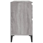 vidaXL Dulap de chiuvetă, gri sonoma, 80x33x60 cm, lemn prelucrat vidaXL Dulap de chiuvetă, gri sonoma, 80x33x60 cm, lemn prelucrat