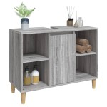 vidaXL Dulap de chiuvetă, gri sonoma, 80x33x60 cm, lemn prelucrat vidaXL Dulap de chiuvetă, gri sonoma, 80x33x60 cm, lemn prelucrat
