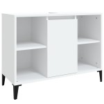 vidaXL Dulap de chiuvetă, alb, 80x33x60 cm, lemn prelucrat vidaXL Dulap de chiuvetă, alb, 80x33x60 cm, lemn prelucrat