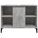 vidaXL Dulap de chiuvetă, gri beton, 80x33x60 cm, lemn prelucrat vidaXL Dulap de chiuvetă, gri beton, 80x33x60 cm, lemn prelucrat