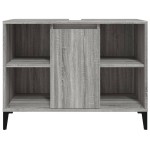 vidaXL Dulap de chiuvetă, gri sonoma, 80x33x60 cm, lemn prelucrat vidaXL Dulap de chiuvetă, gri sonoma, 80x33x60 cm, lemn prelucrat