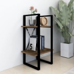 vidaXL Bibliotecă cu 2 niveluri stejar maro 40x30x70 cm lemn compozit vidaXL Bibliotecă cu 2 niveluri stejar maro 40x30x70 cm lemn compozit