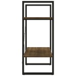 vidaXL Bibliotecă cu 2 niveluri stejar maro 60x30x70 cm lemn compozit vidaXL Bibliotecă cu 2 niveluri stejar maro 60x30x70 cm lemn compozit