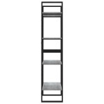 vidaXL Bibliotecă cu 4 niveluri gri sonoma 60x30x140 cm lemn compozit vidaXL Bibliotecă cu 4 niveluri gri sonoma 60x30x140 cm lemn compozit