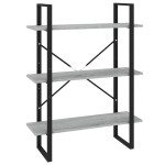 vidaXL Bibliotecă, gri sonoma, 80x30x105 cm, lemn prelucrat vidaXL Bibliotecă, gri sonoma, 80x30x105 cm, lemn prelucrat