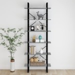 vidaXL Dulap înalt, gri sonoma, 80x30x210 cm, lemn compozit vidaXL Dulap înalt, gri sonoma, 80x30x210 cm, lemn compozit