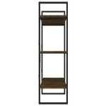 vidaXL Bibliotecă, stejar fumuriu, 100x30x105 cm, lemn prelucrat vidaXL Bibliotecă, stejar fumuriu, 100x30x105 cm, lemn prelucrat