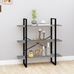 vidaXL Bibliotecă, gri sonoma, 100x30x105 cm, lemn prelucrat vidaXL Bibliotecă, gri sonoma, 100x30x105 cm, lemn prelucrat