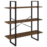 vidaXL Bibliotecă, stejar maro, 100x30x105 cm, lemn prelucrat