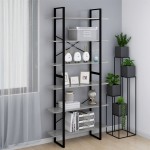 vidaXL Dulap înalt, gri sonoma, 100x30x210 cm, lemn prelucrat vidaXL Dulap înalt, gri sonoma, 100x30x210 cm, lemn prelucrat