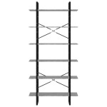 vidaXL Dulap înalt, gri sonoma, 100x30x210 cm, lemn prelucrat vidaXL Dulap înalt, gri sonoma, 100x30x210 cm, lemn prelucrat