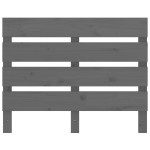 vidaXL Tăblie de pat, gri, 100x3x80 cm, lemn masiv de pin vidaXL Tăblie de pat, gri, 100x3x80 cm, lemn masiv de pin