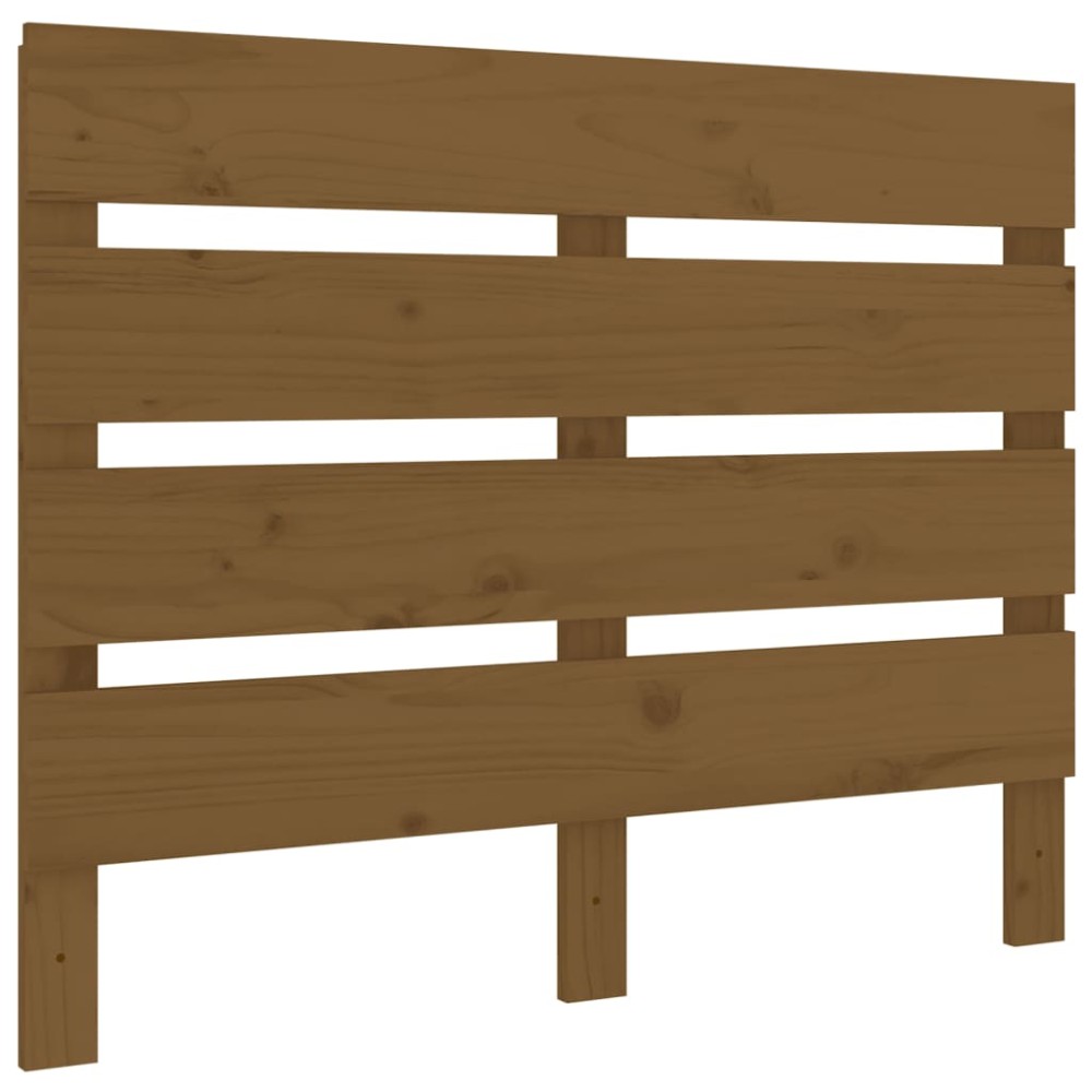 vidaXL Tăblie de pat, maro miere, 100x3x80 cm, lemn masiv de pin