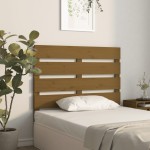 vidaXL Tăblie de pat, maro miere, 100x3x80 cm, lemn masiv de pin vidaXL Tăblie de pat, maro miere, 100x3x80 cm, lemn masiv de pin