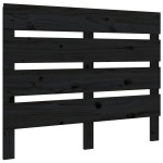 vidaXL Tăblie de pat, negru, 100x3x80 cm, lemn masiv de pin vidaXL Tăblie de pat, negru, 100x3x80 cm, lemn masiv de pin
