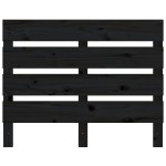 vidaXL Tăblie de pat, negru, 100x3x80 cm, lemn masiv de pin vidaXL Tăblie de pat, negru, 100x3x80 cm, lemn masiv de pin