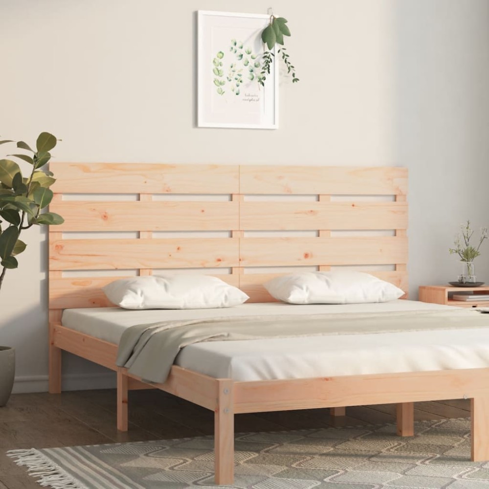 vidaXL Tăblie de pat, 150x3x80 cm, lemn masiv de pin