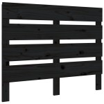 vidaXL Tăblie de pat, negru, 75x3x80 cm, lemn masiv de pin