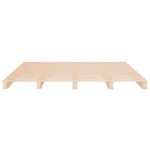 vidaXL Pat din paleți Super King, 180x200 cm, lemn masiv de pin vidaXL Pat din paleți Super King, 180x200 cm, lemn masiv de pin