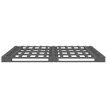 vidaXL Pat din paleți Small Double gri, 120x190 cm, lemn masiv pin vidaXL Pat din paleți Small Double gri, 120x190 cm, lemn masiv pin