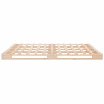 vidaXL Pat din paleți Double, 135x190 cm, lemn masiv de pin vidaXL Pat din paleți Double, 135x190 cm, lemn masiv de pin