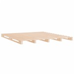 vidaXL Pat din paleți, 140x190 cm, lemn masiv de pin vidaXL Pat din paleți, 140x190 cm, lemn masiv de pin
