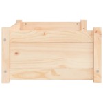 vidaXL Pat pentru câini 65,5x50,5x28 cm Lemn masiv de pin