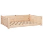 vidaXL Pat pentru câini, 95,5x65,5x28 cm, lemn masiv de pin vidaXL Pat pentru câini, 95,5x65,5x28 cm, lemn masiv de pin