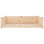 vidaXL Pat pentru câini, 95,5x65,5x28 cm, lemn masiv de pin vidaXL Pat pentru câini, 95,5x65,5x28 cm, lemn masiv de pin