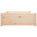 vidaXL Pat pentru câini, 95,5x65,5x28 cm, lemn masiv de pin vidaXL Pat pentru câini, 95,5x65,5x28 cm, lemn masiv de pin