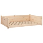 vidaXL Pat pentru câini, 105,5x75,5x28 cm, lemn masiv de pin vidaXL Pat pentru câini, 105,5x75,5x28 cm, lemn masiv de pin
