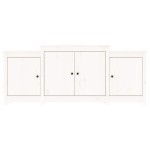 vidaXL Servantă, alb, 164x37x68 cm, lemn masiv de pin